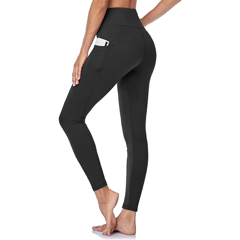 Leggings de yoga de cintura alta con refuerzo en los glúteos, control abdominal y bolsillo lateral.