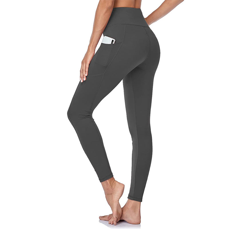 Leggings de yoga de cintura alta con refuerzo en los glúteos, control abdominal y bolsillo lateral.
