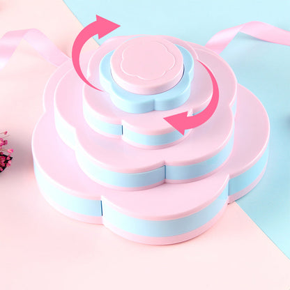 Rotating Flower Base Full Makeup Kit