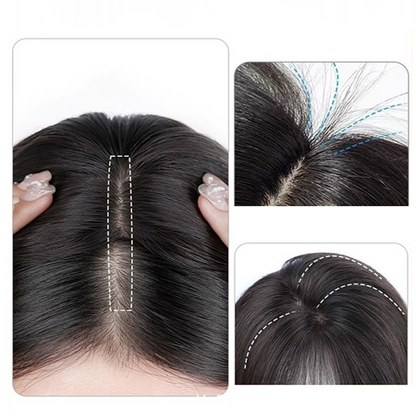 🍃Natural Clip-on Partial Bangs Hair Piece