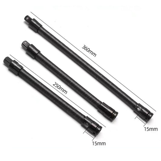 🔧🌀 1/2" Flexible Socket Extension Bar! Conquer Tight Spaces in Seconds🔩🚗