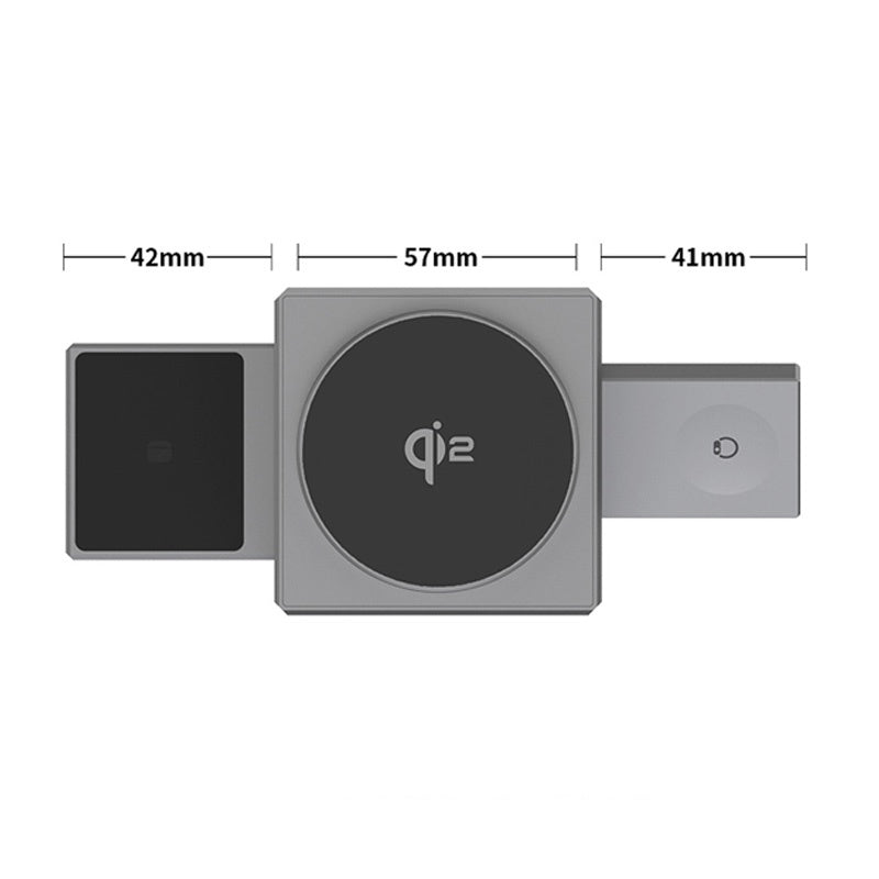 🔥Hot Sale Offers-3-in-1 Foldable Magnetic Wireless Charging Station