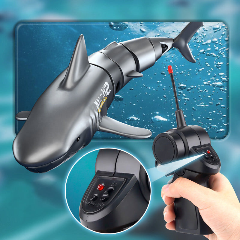 🦈 50% OFF NOW!🌊 Remote Control Diving Shark Toy – Realistic Swimming Action & Waterproof – Interactive Pool Bath Gift for Kids 🎁