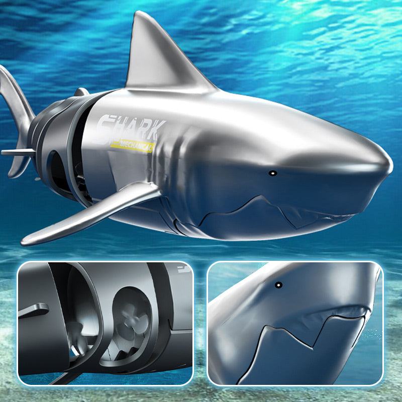 🦈 50% OFF NOW!🌊 Remote Control Diving Shark Toy – Realistic Swimming Action & Waterproof – Interactive Pool Bath Gift for Kids 🎁