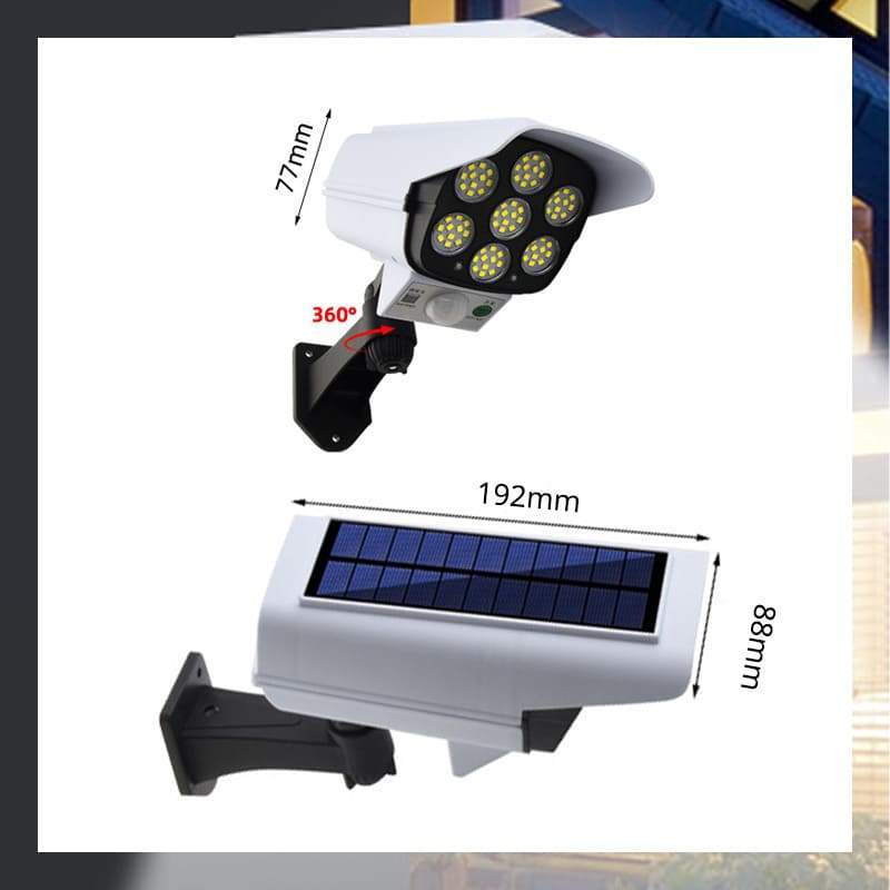 ⏰Camera-like Motion Sensor Solar Light