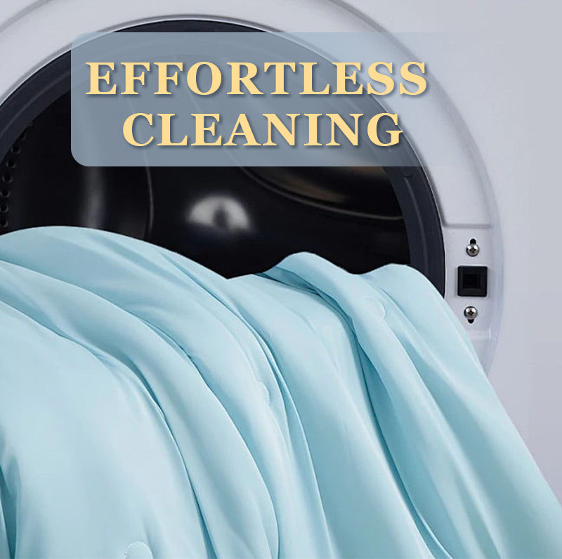⏰Last Day Sale 65% OFF🥰 ✨Summer Simple Ice Silk Quilt❄️ Ultra Cool Anti-Sweat Thin Quilt, Machine Washable Bedding