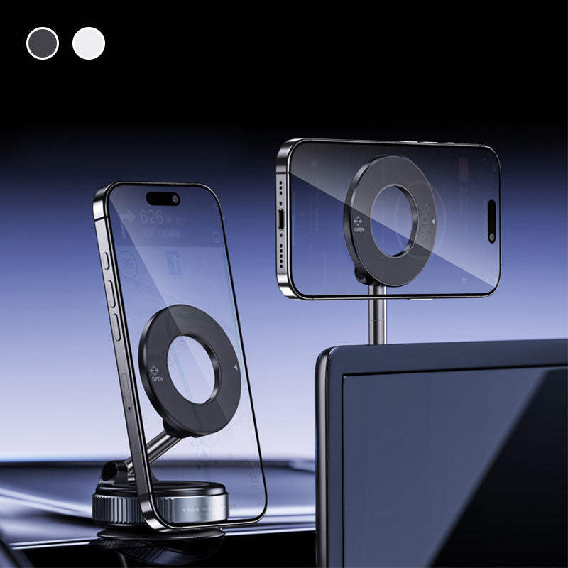 📱 BUY 2, GET 1 FREE! 🚗 Foldable Magnetic Mount – Stable Fixing, Compact Design & 360° Rotation 🧲