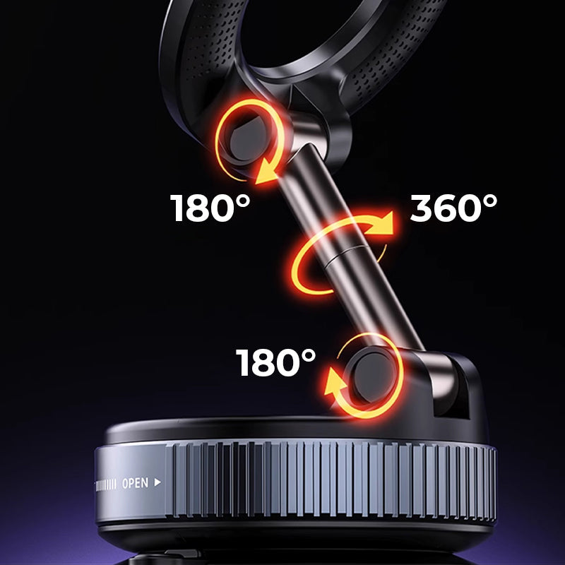 📱 BUY 2, GET 1 FREE! 🚗 Foldable Magnetic Mount – Stable Fixing, Compact Design & 360° Rotation 🧲