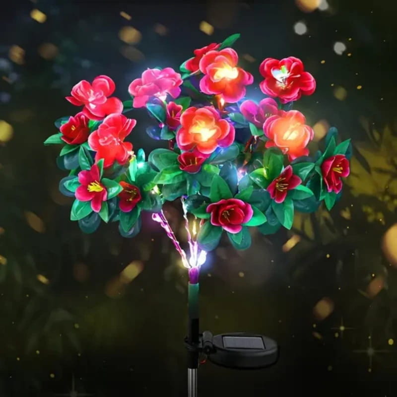 ⏳Limited-time 50% off⏰Simulation Azalea Flower Ground Stake Solar Light💐💡