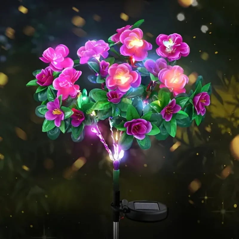⏳Limited-time 50% off⏰Simulation Azalea Flower Ground Stake Solar Light💐💡