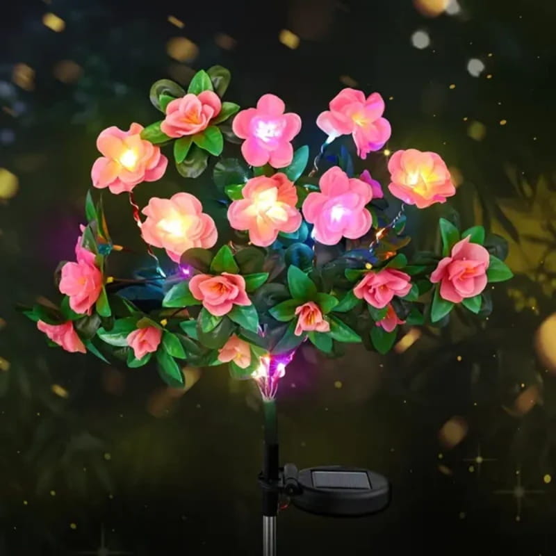 ⏳Limited-time 50% off⏰Simulation Azalea Flower Ground Stake Solar Light💐💡