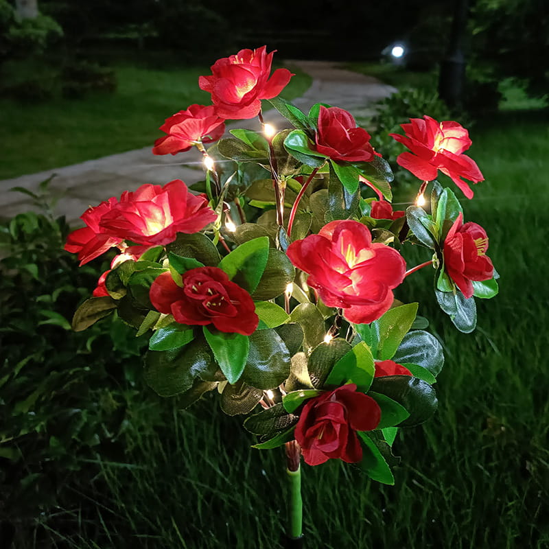 ⏳Limited-time 50% off⏰Simulation Azalea Flower Ground Stake Solar Light💐💡
