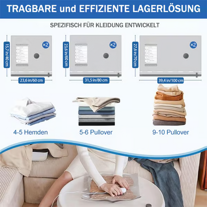 🎁Hot sale 50% off 🔥6 packs of USB electric vacuum compression bags - Save space, travel light!