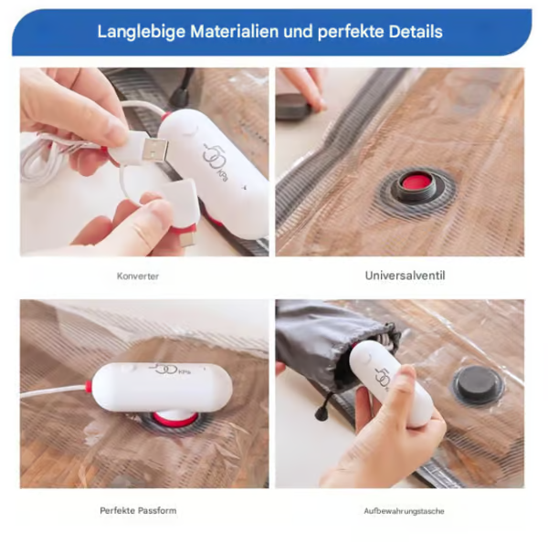 🎁Hot sale 50% off 🔥6 packs of USB electric vacuum compression bags - Save space, travel light!