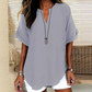 🌸 Spring Sale: 50% OFF 👕 Stylish, loose-fitting solid-color short-sleeve top