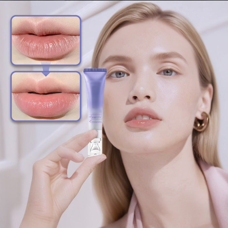 Plumping and moisturizing lip serum against wrinkles