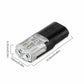 Double plug connector with locking latch