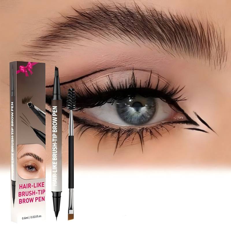 🎁 Limited Time! Buy 1 & Get 1 Free! 🔥 4D Brow Pen – Natural, perfect eyebrows & eyeliner that lasts all day! 💖
