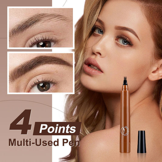 🔥4-End Natural Eyebrow Pencil, Quickly create elegant eyebrow makeup🔥