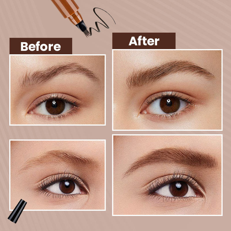 🔥4-End Natural Eyebrow Pencil, Quickly create elegant eyebrow makeup🔥