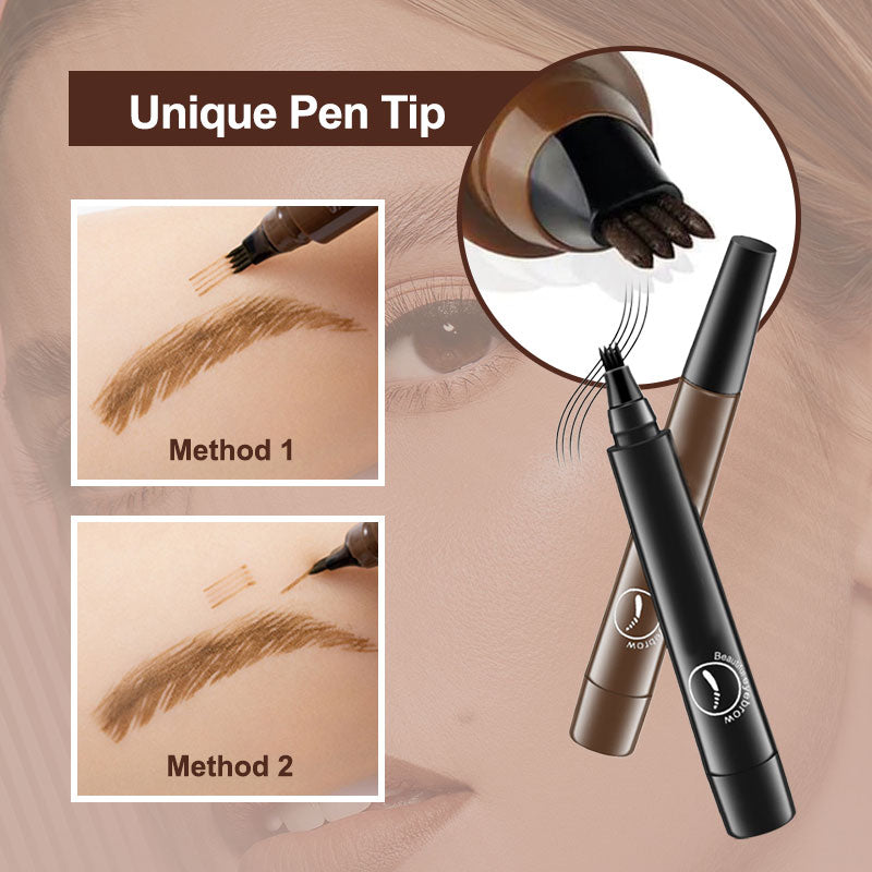 🔥4-End Natural Eyebrow Pencil, Quickly create elegant eyebrow makeup🔥