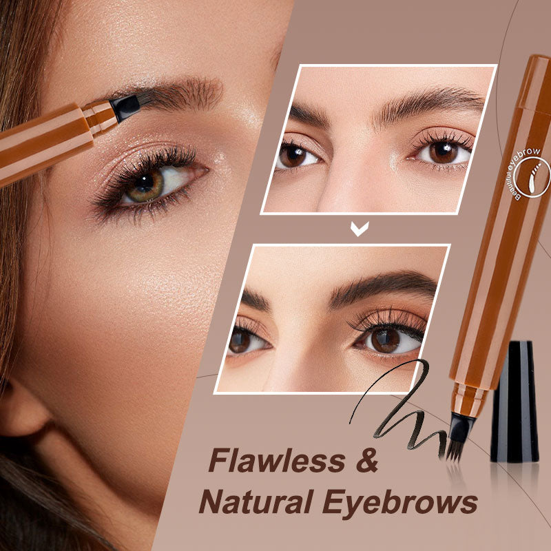 🔥4-End Natural Eyebrow Pencil, Quickly create elegant eyebrow makeup🔥