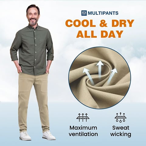 🔥Last Day Sale 50% OFF🏆MultiPants – High Stretch Multi-pocket Durable Cargo Pants