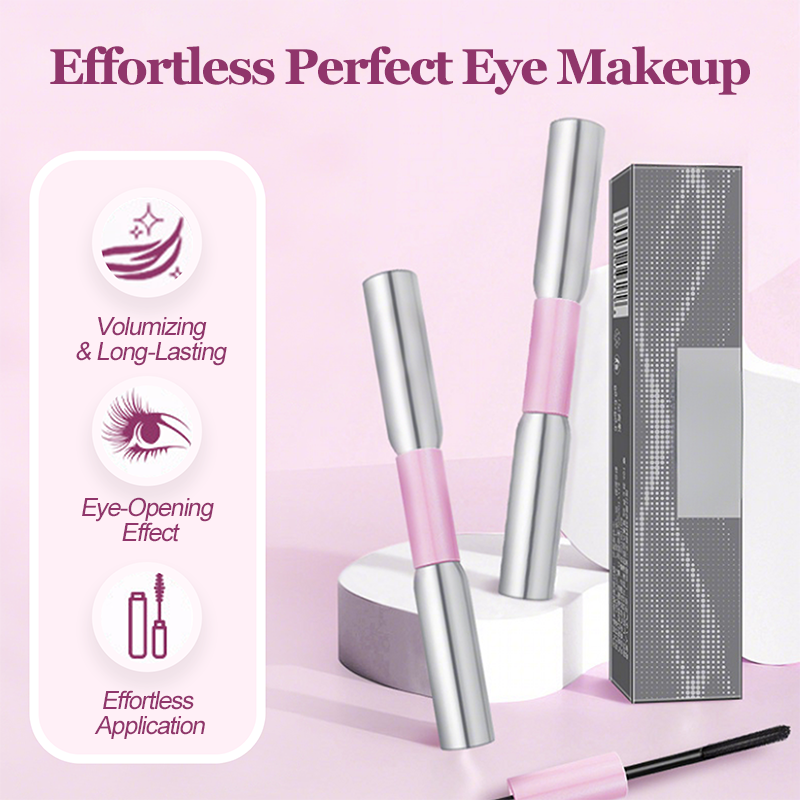 🎁Buy 1 Get 1 Free! ✨Double-Ended Waterproof Mascara for Volume & Length