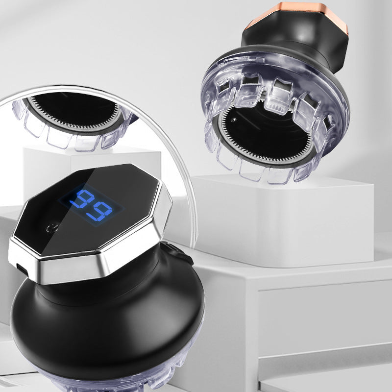 Circular Electric Hair Clipper with LED Display