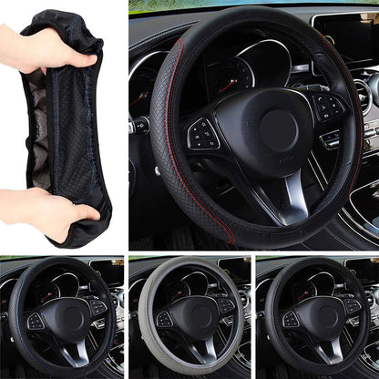 Coprivolante in pelle