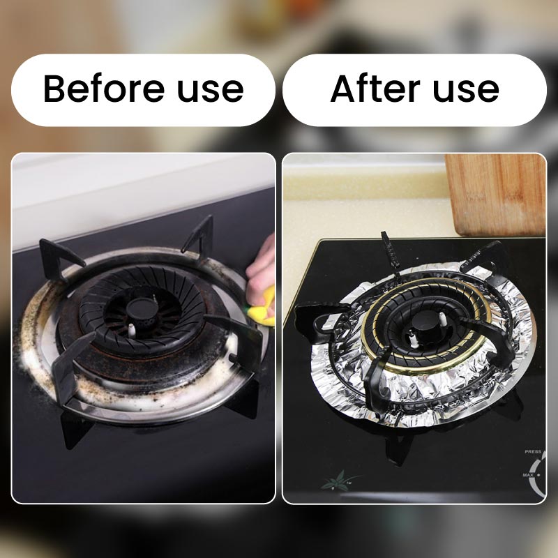 🍳 LIMITED-TIME 50% OFF! 🧻 Stove Aluminum Foil Oil-proof Pads – Heat Resistant, Easy Clean, Reusable ✨