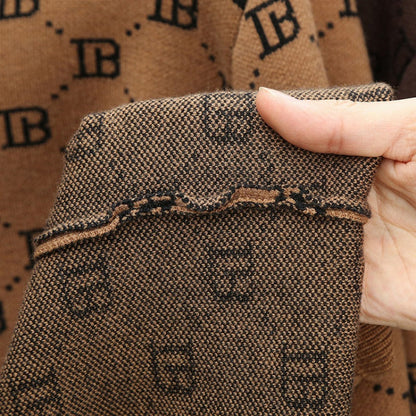 Men’s Trendy Long-Sleeve Slim Fit Pullover