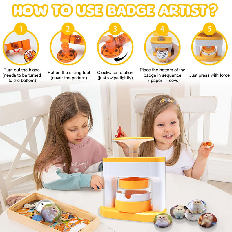 🎅🎃Pin Badge Maker DIY Kit with Accessories