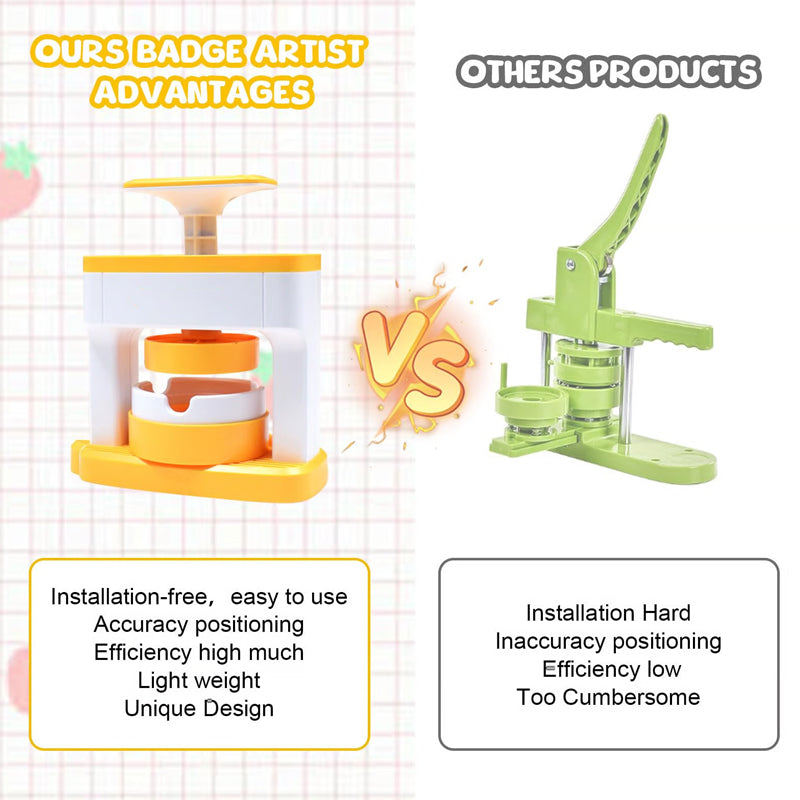 🎅🎃Pin Badge Maker DIY Kit with Accessories