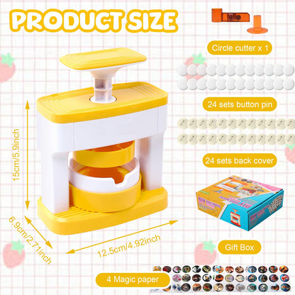 🎅🎃Pin Badge Maker DIY Kit with Accessories