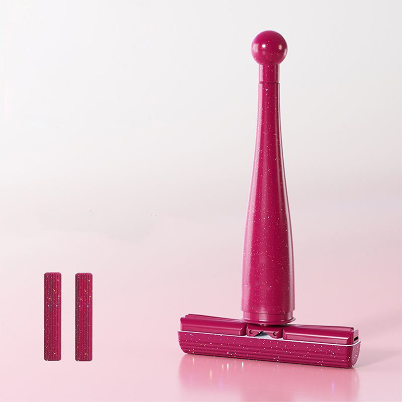 Portable Pull-to-Wring Sponge Mop