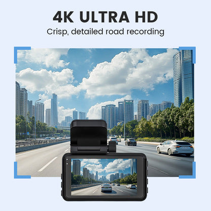 4K Ultra HD Car Dashcam with Night Vision