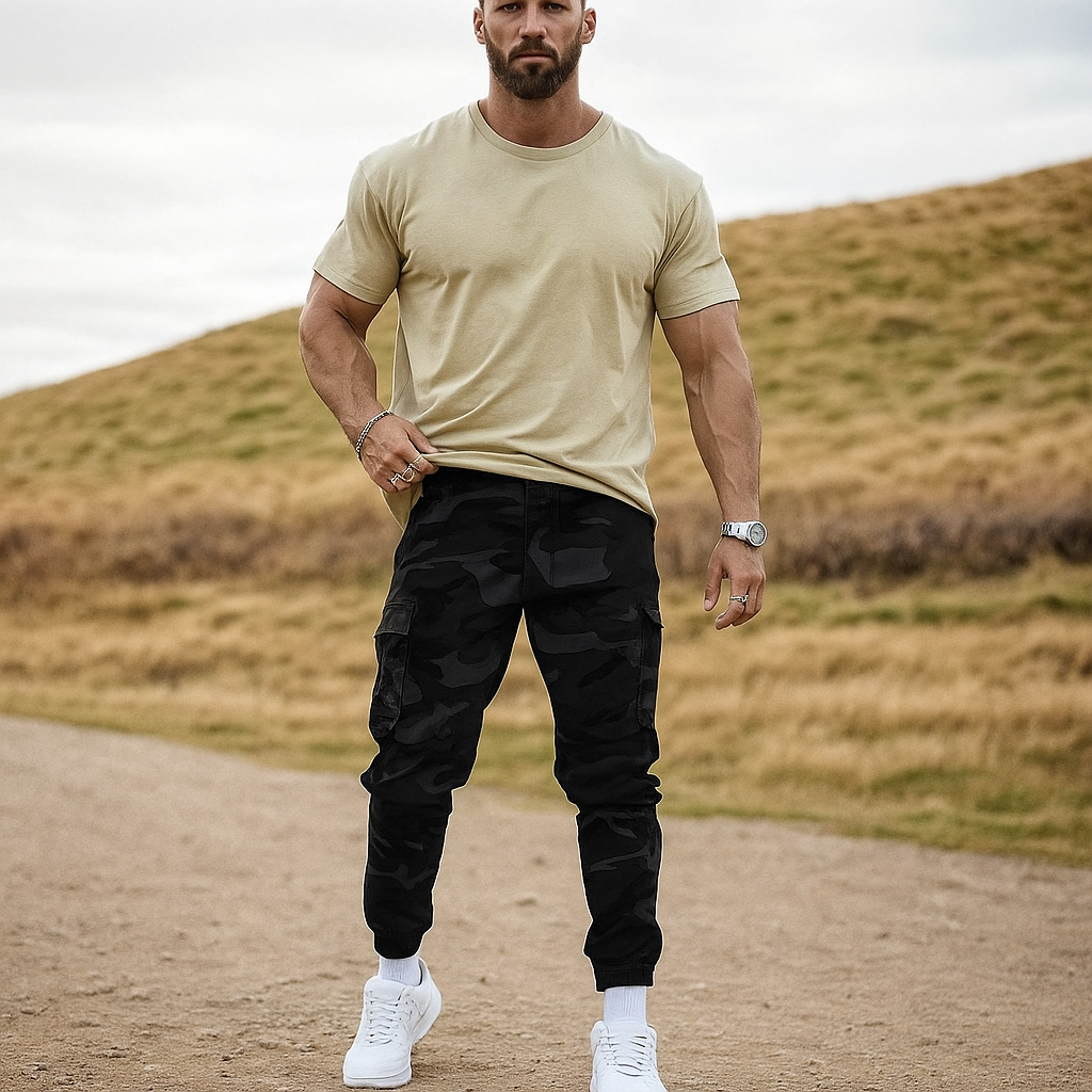High-quality camouflage pants for men