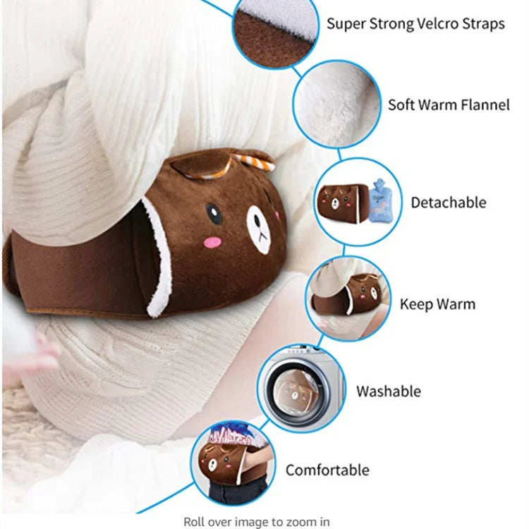 🎅Christmas Sale 49% OFF🔥Plush Refillable Hot Water Bottle Belt🎁