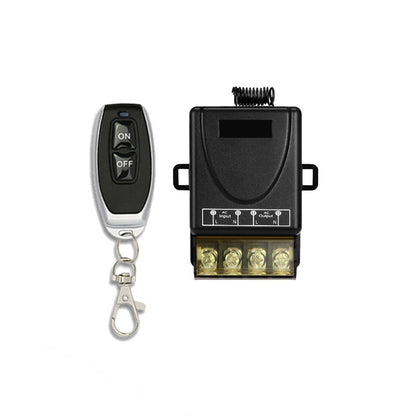 Wireless remote control switch and receiver kit, no wiring required