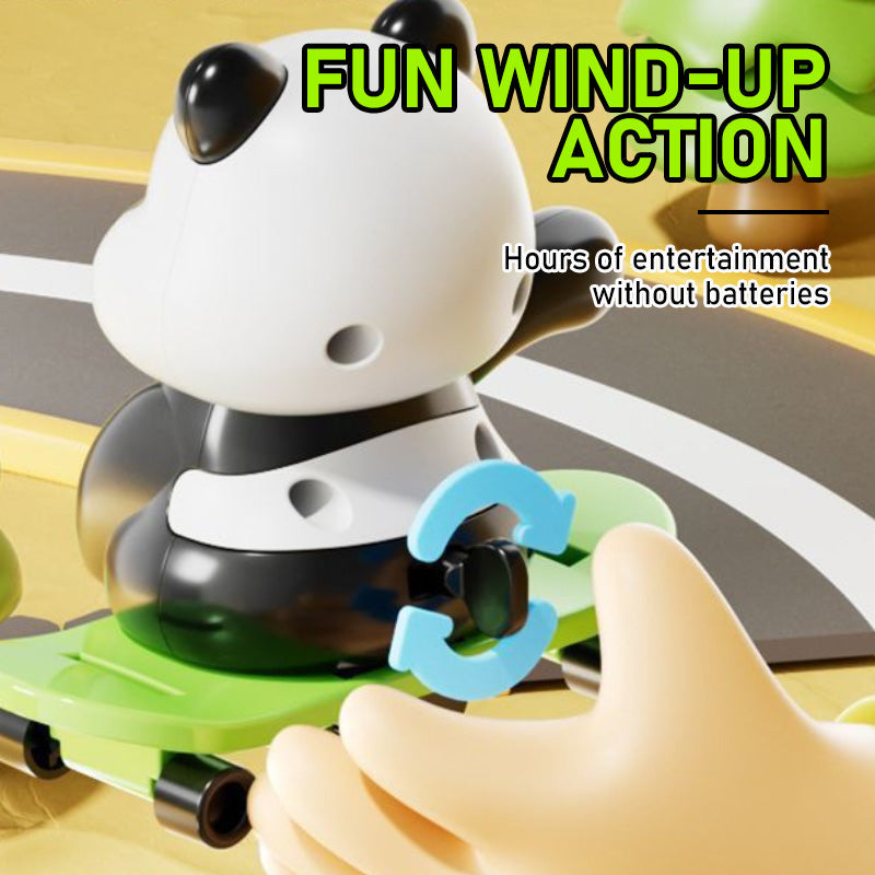Adorable Wind-Up Panda Toys Set for Kids