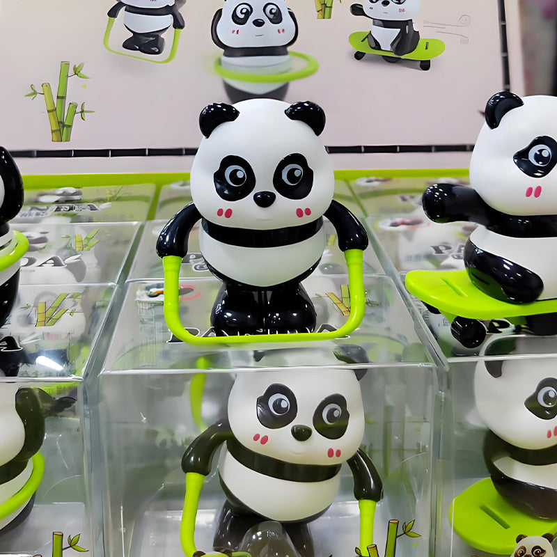 Adorable Wind-Up Panda Toys Set for Kids