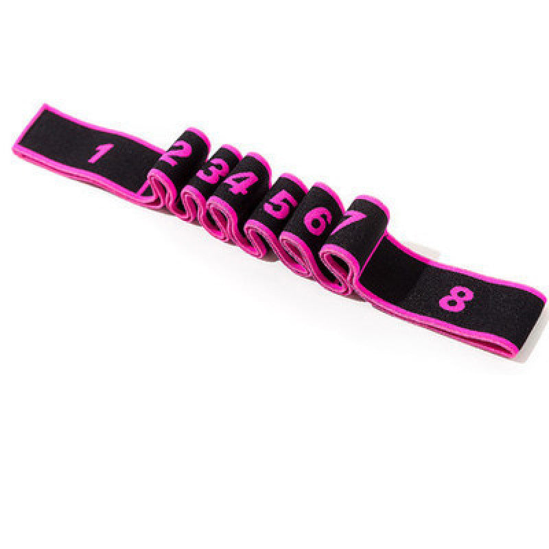 Fitness resistance band for stretching and yoga