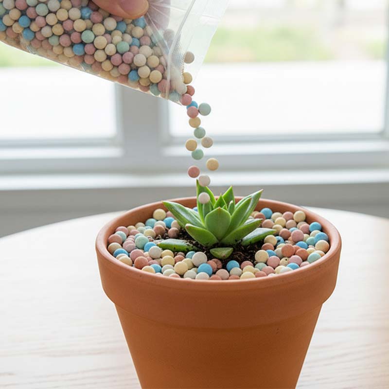 Colorful Clay Pebbles for Plants