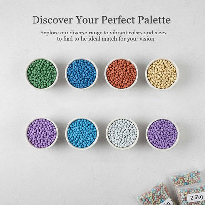 Colorful Clay Pebbles for Plants