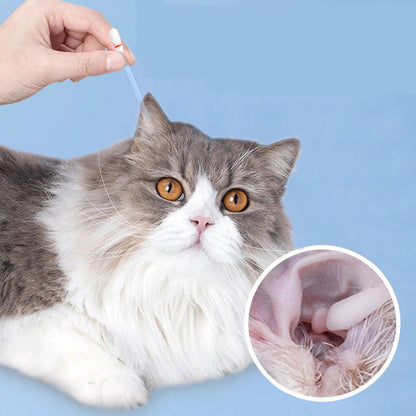 Cleaning Cotton Swabs for Dogs and Cats