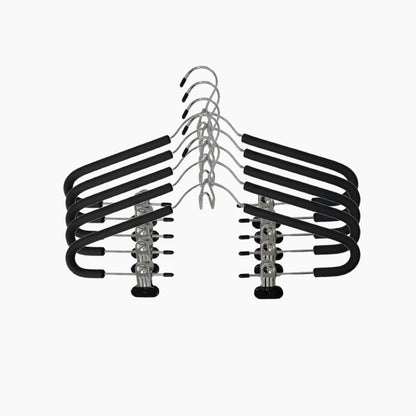 Non-Slip Clothes Hangers with Clips and Hook