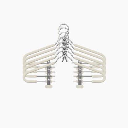 Non-Slip Clothes Hangers with Clips and Hook