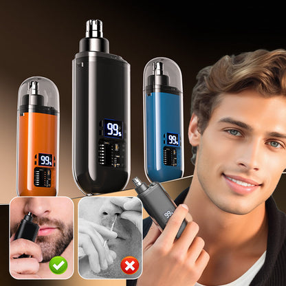 👃 Smart Electric Nose Hair Trimmer | HALF PRICE 57% OFF! | Painless Grooming & Waterproof Design | Perfect Personal Care Gift 🎄✨