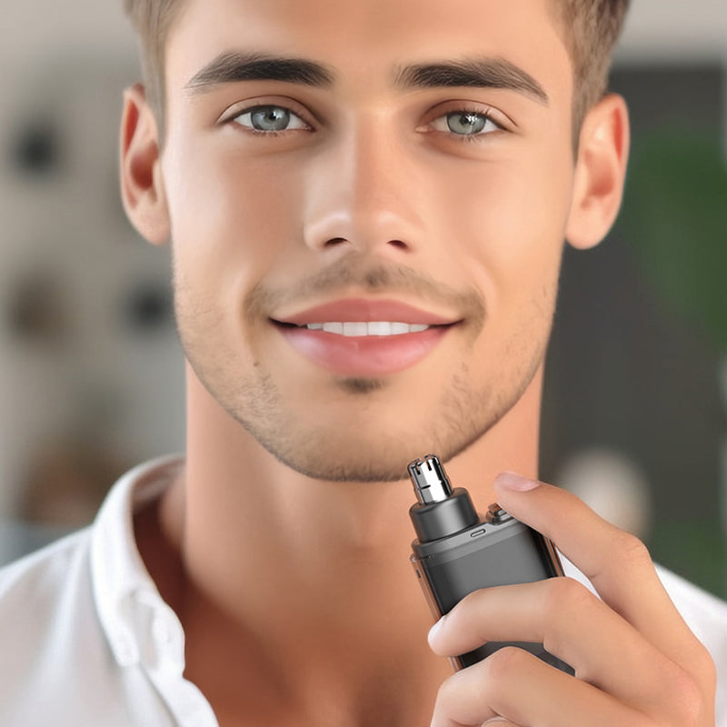 👃 Smart Electric Nose Hair Trimmer | HALF PRICE 57% OFF! | Painless Grooming & Waterproof Design | Perfect Personal Care Gift 🎄✨